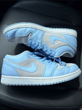 Wmns Air Jordan 1 Low 'Aluminum Size 10.5 Grey